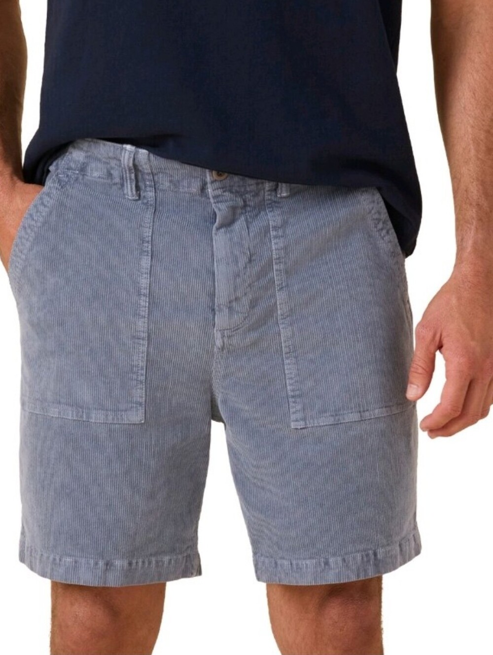 NEW Outerknown Charcoal Gray Corduroy Cargo Men's Shorts 28